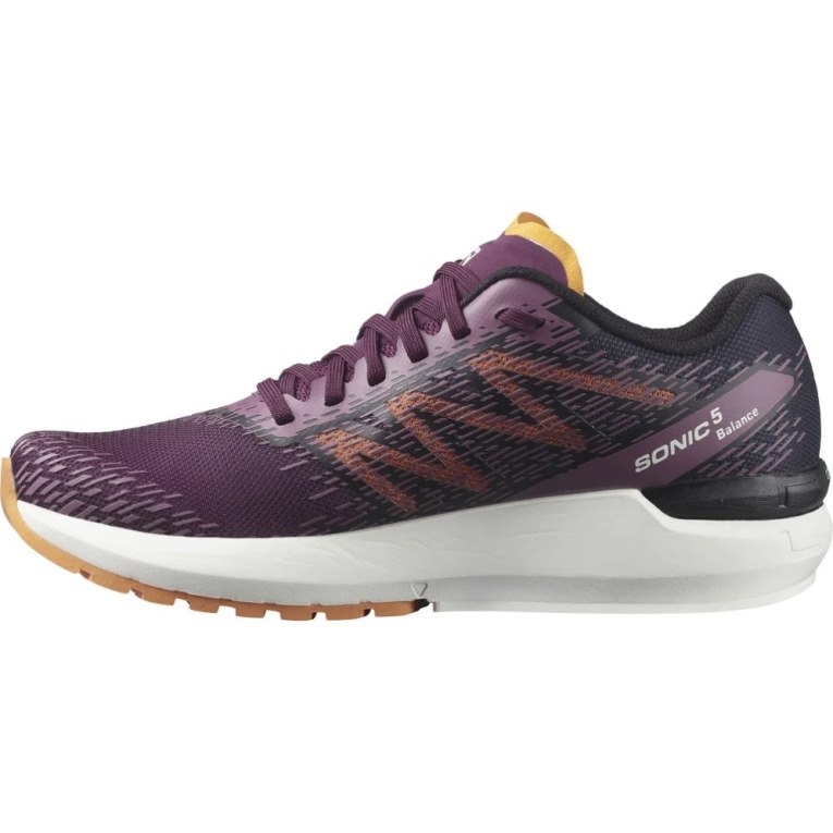 Salomon Sonic 5 Balance Women's Running Shoes Burgundy | CA 45G37